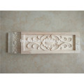 Madeira Esculpida artesanato Unpainted Móveis Home Decor orthogon forma applique